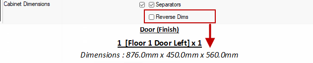 Click to view cabinet settings and comparisons