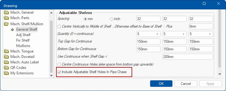 Click to view Machining Holes in Pipe Chase