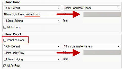 Job Setup > Materials page  -  Click to Expand