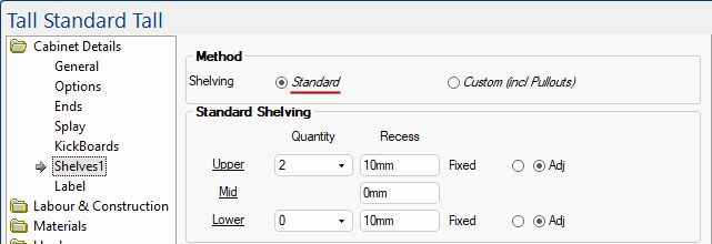 Custom Shelves options will be made unavailable i.e. greyed out  -  Click to Expand