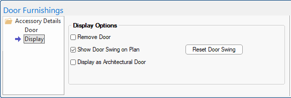Click to view the Display > Options page of the Drawing Property default