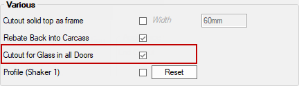 Cabinet Machining > Misc Cutouts page - Click to view cabinet Preview