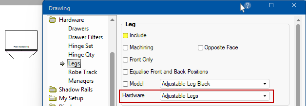 Click to view report incorrectly adding legs created from above options.