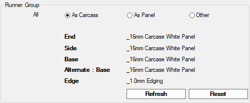 Click to view Material-Advanced settings